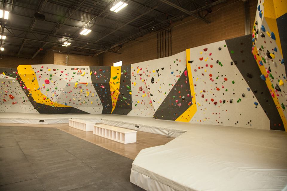 Momentum Lehi bouldering flooring installation. Momentum Lehi bouldering flooring installation.