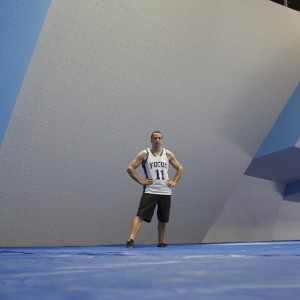 Owner Joe Czerwinski in his new gym.