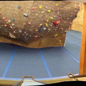 Carpet bouldering!