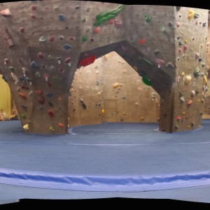 Carpet bouldering!